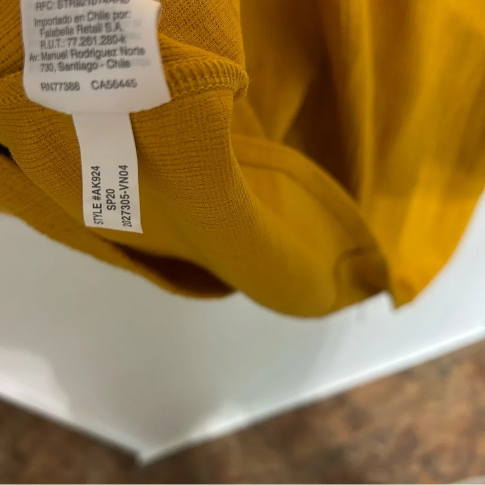 J. Crew Yellow Gold Wrap Midi Dress V-Neck Short Sleeve - Picture 9 of 9